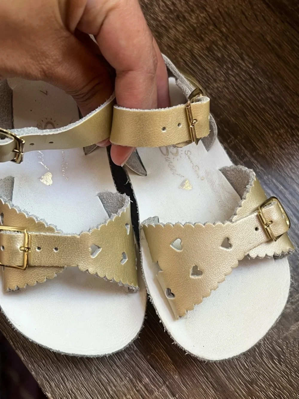 Sun San Sweatheart Sandels 7c - Picture 4 of 5